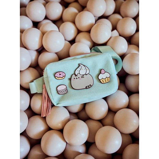 Reserved - Saszetka nerka Pusheen - jasnoturkusowy ze sklepu Reserved w kategorii Torby i walizki dziecięce - zdjęcie 187909702