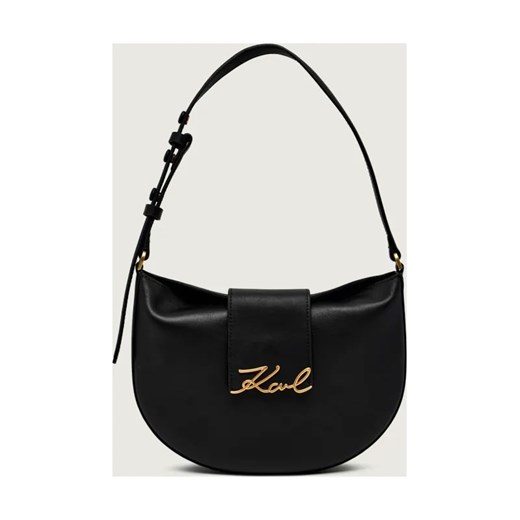 Karl Lagerfeld Skórzana torebka na ramię K/Signature ze sklepu Gomez Fashion Store w kategorii Listonoszki - zdjęcie 187911161