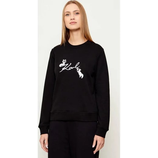 Karl Lagerfeld Sweter ikon signature | Regular Fit ze sklepu Gomez Fashion Store w kategorii Swetry damskie - zdjęcie 187911250