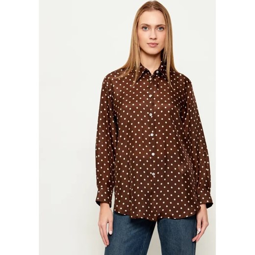 Marella SPORT Jedwabna koszula MLSANGIO | Regular Fit ze sklepu Gomez Fashion Store w kategorii Koszule damskie - zdjęcie 187911302