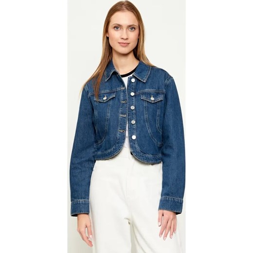 Karl Lagerfeld Kurtka jeansowa Fashion | Cropped Fit ze sklepu Gomez Fashion Store w kategorii Kurtki damskie - zdjęcie 187912344