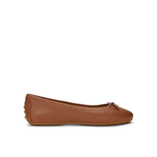 Lauren Ralph Lauren Baleriny 802942766002 Brązowy ze sklepu MODIVO w kategorii Balerinki - zdjęcie 187913011