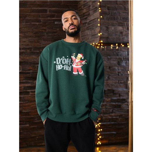 Sinsay - Bluza The Simpsons - zielony ze sklepu Sinsay w kategorii Bluzy męskie - zdjęcie 187914051