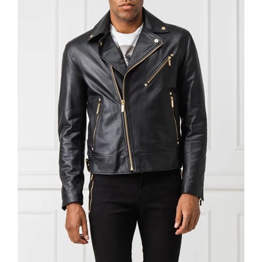 Versace Jeans Couture Skórzana kurtka | Regular Fit ze sklepu Gomez Fashion Store w kategorii Kurtki męskie - zdjęcie 187914094