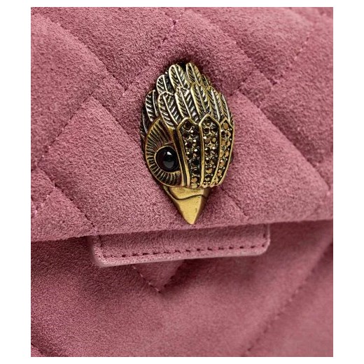 Kurt Geiger Torebka na ramię 690-L MINI KENSINGTON | zamsz Kurt Geiger OS Gomez Fashion Store