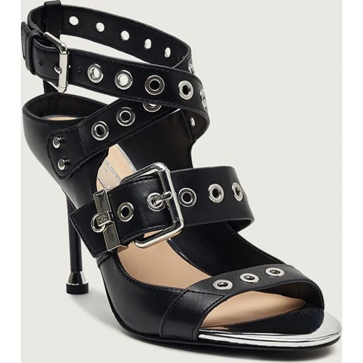 Liu Jo Skórzane sandały na szpilce TRACY 04 ze sklepu Gomez Fashion Store w kategorii Sandały damskie - zdjęcie 187914661