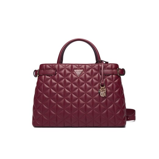 Torebka Guess Paisleigh HWQG98 83060 Bordowy ze sklepu eobuwie.pl w kategorii Kuferki - zdjęcie 187914711