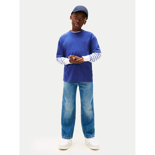 Tommy Hilfiger T-Shirt Essential Archive KB0KB09646 M Niebieski Regular Fit ze sklepu MODIVO w kategorii T-shirty chłopięce - zdjęcie 187915880