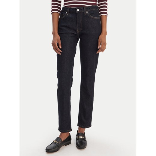 Tommy Hilfiger Jeansy WW0WW47685 Granatowy Slim Fit ze sklepu MODIVO w kategorii Jeansy damskie - zdjęcie 187917691