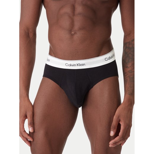 Calvin Klein Underwear Komplet slipów LV00NB4388 Czarny ze sklepu MODIVO w kategorii Majtki męskie - zdjęcie 187917701