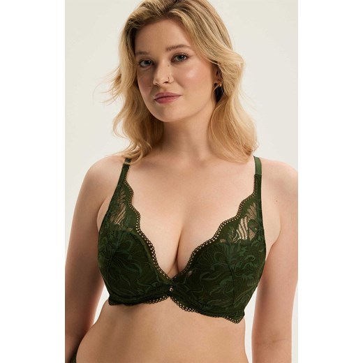 Esotiq biustonosz push-up Kavi 43633-78X, Kolor zielony, Rozmiar 65D, Esotiq ze sklepu Intymna w kategorii Biustonosze - zdjęcie 187918152