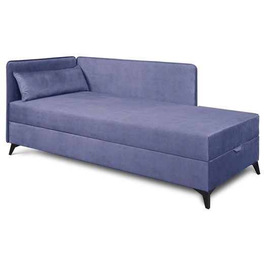 Niebieski tapczan z pojemnikiem B9-T67 ze sklepu Edinos.pl w kategorii Łóżka i materace - zdjęcie 187918480