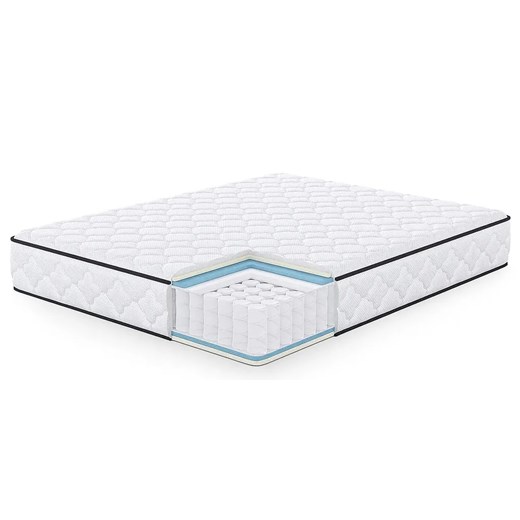 Materac sprężynowy z pokrowcem 140x200 cm  D8-L71 ze sklepu Edinos.pl w kategorii Łóżka i materace - zdjęcie 187918572