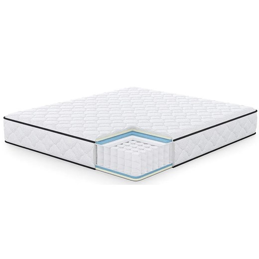 Materac sprężynowy 180x200 cm z pokrowcem W2-D22 ze sklepu Edinos.pl w kategorii Łóżka i materace - zdjęcie 187918580