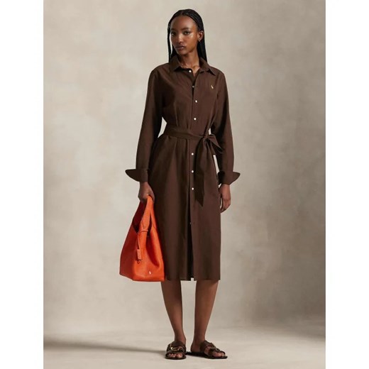 POLO RALPH LAUREN Sukienka | z dodatkiem lnu ze sklepu Gomez Fashion Store w kategorii Sukienki - zdjęcie 187919203