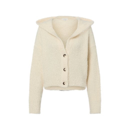 Opus Kardigan damski z wełną - Difanna Kobiety Sztuczne włókno beżowy jednolity ze sklepu vangraaf w kategorii Swetry damskie - zdjęcie 187919533