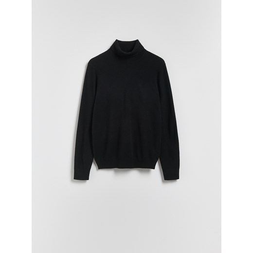 Reserved - Golf z kaszmirem - czarny ze sklepu Reserved w kategorii Swetry męskie - zdjęcie 187919574