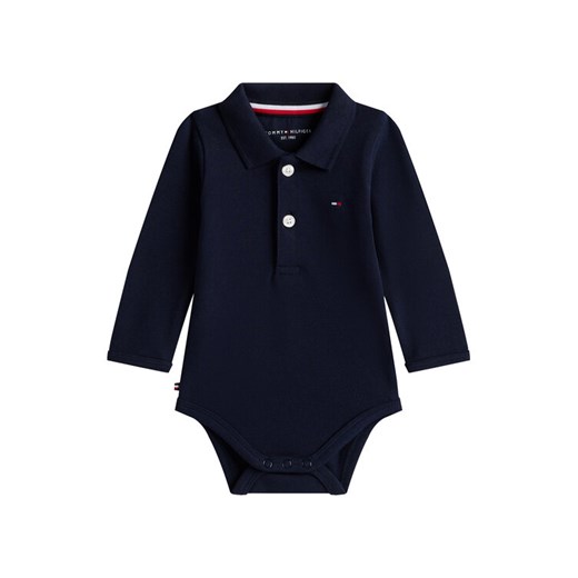 Tommy Hilfiger Body dziecięce KN0KN02075 Granatowy ze sklepu MODIVO w kategorii Body niemowlęce - zdjęcie 187919884