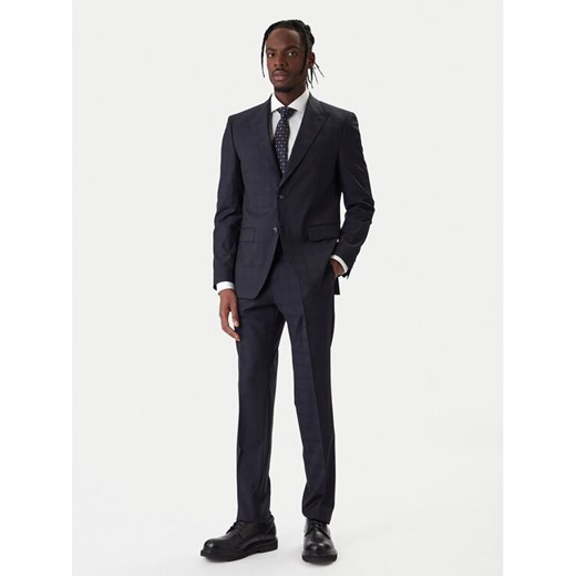 BOSS Koszula H-Huge 50557259 Granatowy Slim Fit ze sklepu MODIVO w kategorii Koszule męskie - zdjęcie 187919903