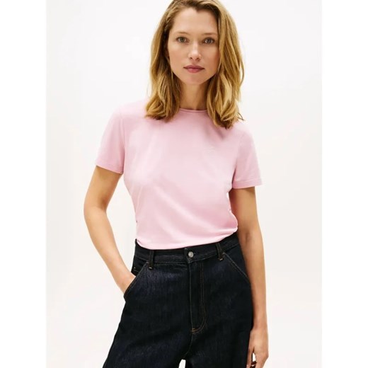 Tommy Hilfiger T-shirt | Regular Fit ze sklepu Gomez Fashion Store w kategorii Bluzki damskie - zdjęcie 187920332