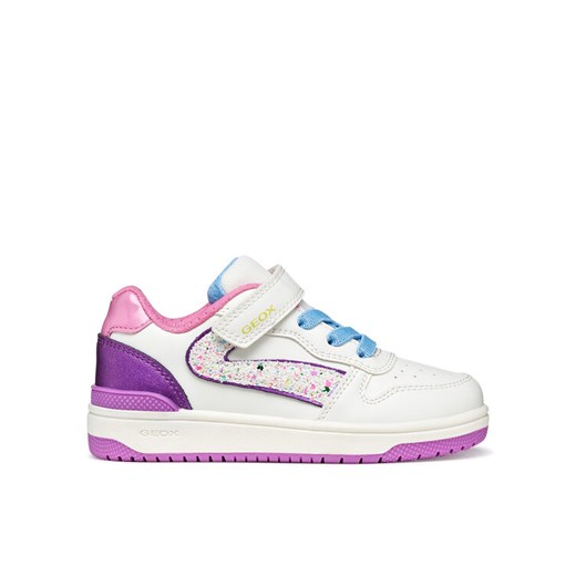 Sneakersy Geox J Washiba Girl J55HXA 054AJ C1Z8H M Biały ze sklepu eobuwie.pl w kategorii Buty sportowe dziecięce - zdjęcie 187922540