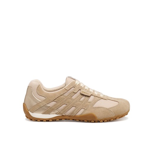 Sneakersy Geox D Snake Original D65B0A 01422 C1S5K Beżowy ze sklepu eobuwie.pl w kategorii Buty sportowe damskie - zdjęcie 187922562
