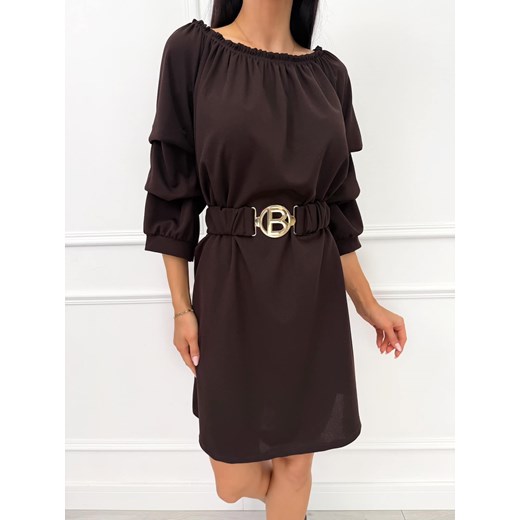 Czekoladowa Sukienka Hiszpanka Modnakiecka.pl 46 ModnaKiecka.pl
