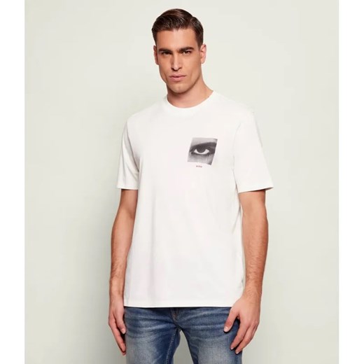 HUGO T-shirt Deyss | Regular Fit ze sklepu Gomez Fashion Store w kategorii T-shirty męskie - zdjęcie 187924874
