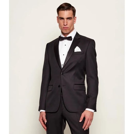 BOSS BLACK Wełniana marynarka | Slim Fit | z dodatkiem jedwabiu ze sklepu Gomez Fashion Store w kategorii Marynarki męskie - zdjęcie 187924882