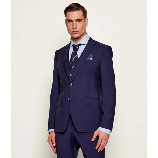 BOSS BLACK Wełniana marynarka H-Huge-S-MM-251 | Slim Fit ze sklepu Gomez Fashion Store w kategorii Marynarki męskie - zdjęcie 187924970