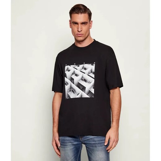 HUGO T-shirt Dodger | Relaxed fit ze sklepu Gomez Fashion Store w kategorii T-shirty męskie - zdjęcie 187924994