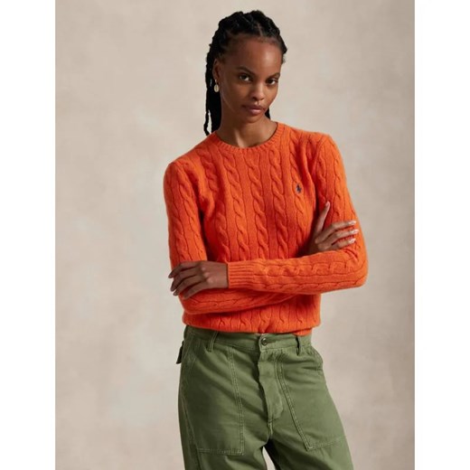 POLO RALPH LAUREN Wełniany sweter JULIANNA | Regular Fit | z dodatkiem kaszmiru ze sklepu Gomez Fashion Store w kategorii Swetry damskie - zdjęcie 187925002