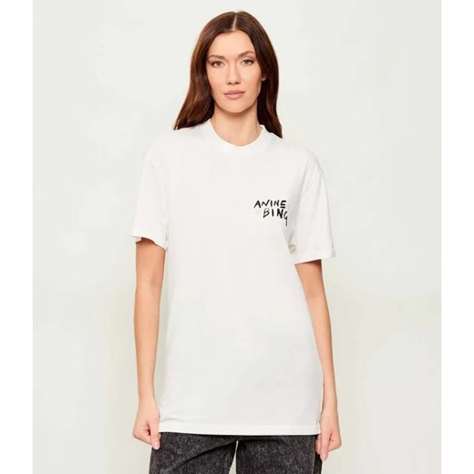 Anine Bing T-shirt WALKER | Oversize fit ze sklepu Gomez Fashion Store w kategorii Bluzki damskie - zdjęcie 187925021