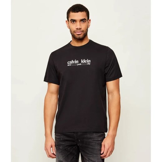 Calvin Klein Jeans T-shirt NYC GRAPHIC | Regular Fit ze sklepu Gomez Fashion Store w kategorii T-shirty męskie - zdjęcie 187925084