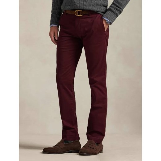 POLO RALPH LAUREN Spodnie chino GREENWICH | Slim Fit | stretch ze sklepu Gomez Fashion Store w kategorii Spodnie męskie - zdjęcie 187926730