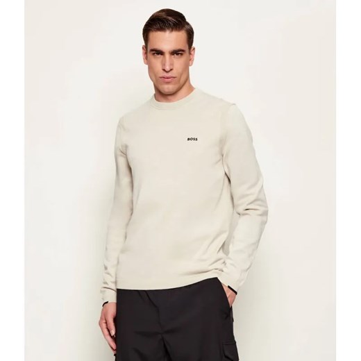 BOSS GREEN Sweter KN_Ever-X CN | Regular Fit ze sklepu Gomez Fashion Store w kategorii Swetry męskie - zdjęcie 187928662