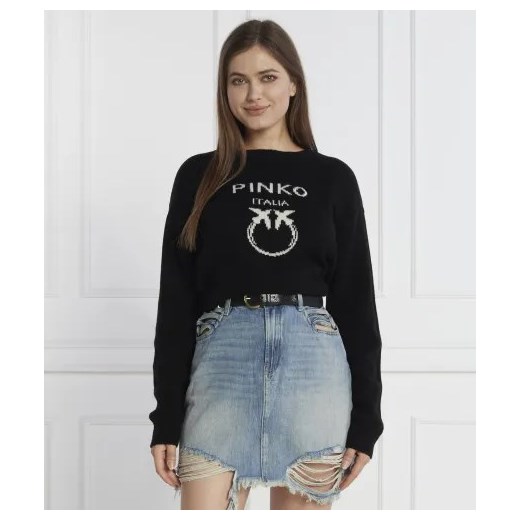 Pinko Wełniany sweter | Regular Fit Pinko M promocja Gomez Fashion Store