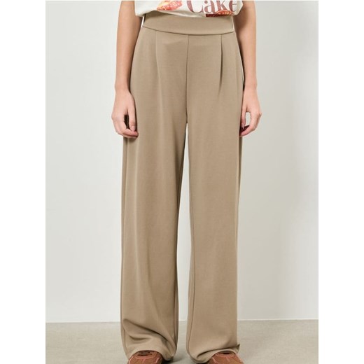 Sinsay - Spodnie wide leg - brązowy ze sklepu Sinsay w kategorii Spodnie damskie - zdjęcie 187933082