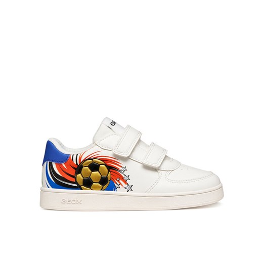 Sneakersy Geox J Eclyper Boy J65LSD 0FU54 C0293 S Biały Geox 30 eobuwie.pl