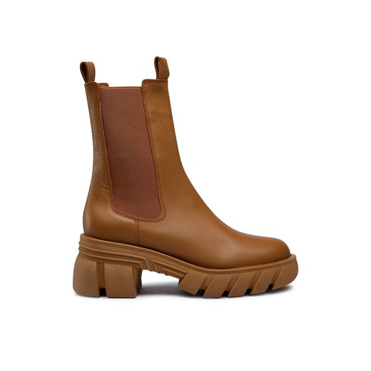 Sztyblety Badura 222FW34 Brązowy ze sklepu eobuwie.pl w kategorii Workery damskie - zdjęcie 187933763