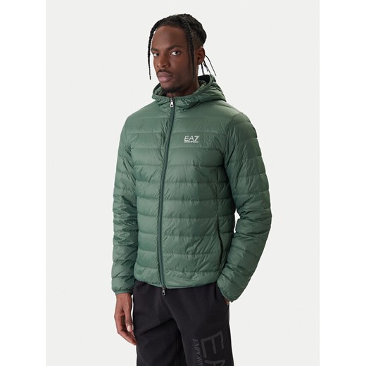 EA7 Emporio Armani Kurtka puchowa 8NPB24 PNGPZ U7260 Zielony Regular Fit ze sklepu MODIVO w kategorii Kurtki męskie - zdjęcie 187934103