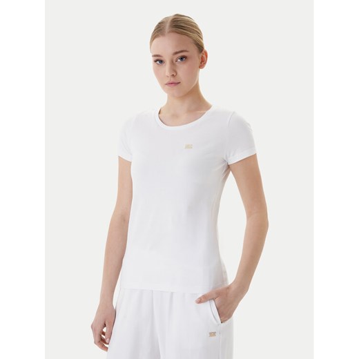 EA7 Emporio Armani T-Shirt 7W001045 AF10373 U0002 Biały Slim Fit ze sklepu MODIVO w kategorii Bluzki damskie - zdjęcie 187934133