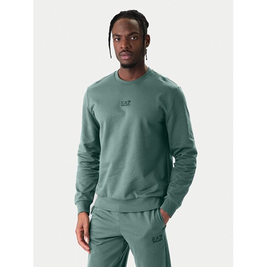 EA7 Emporio Armani Bluza 8NPM30 PJVRZ U7260 Zielony Regular Fit ze sklepu MODIVO w kategorii Bluzy męskie - zdjęcie 187934153
