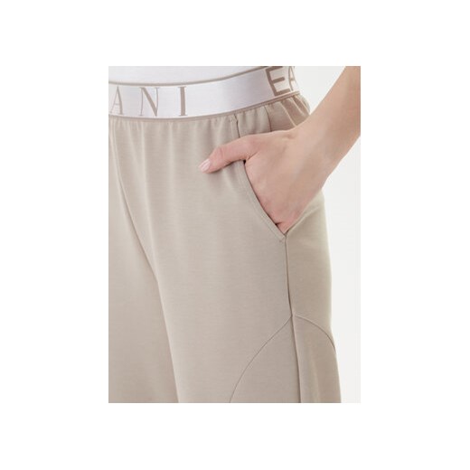 EA7 Emporio Armani Spodnie dresowe 7W001154 AF12501 U6225 Beżowy Regular Fit S MODIVO