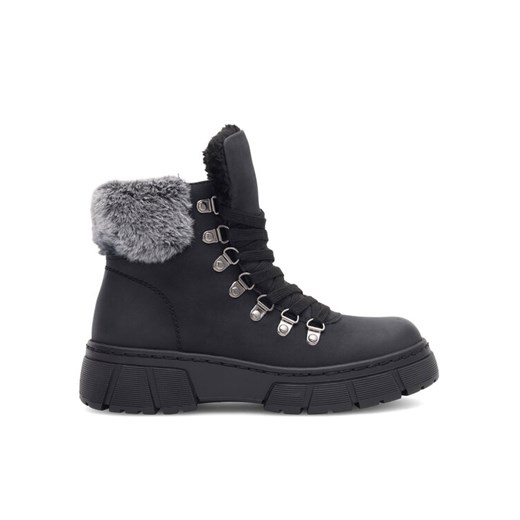 Trapery Go Soft KATJA SWS6157-01 Czarny ze sklepu eobuwie.pl w kategorii Workery damskie - zdjęcie 187936263