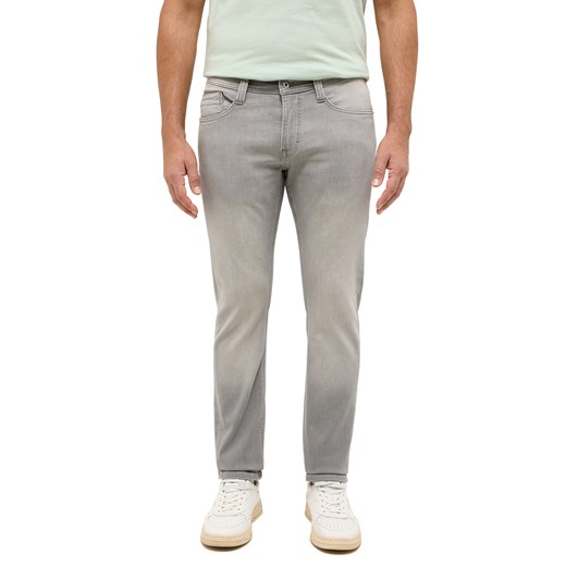 Męskie Spodnie jeansowe Mustang Style Oregon Slim K Denim Grey 1016432 4500 312 ze sklepu YouNeedit.pl w kategorii Jeansy męskie - zdjęcie 187936973