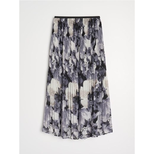 Sinsay - Plisowana spódnica midi ze wzorem - wielobarwny ze sklepu Sinsay w kategorii Spódnice - zdjęcie 187937671
