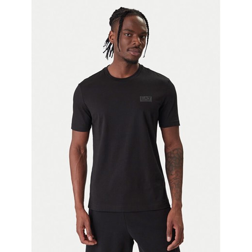 EA7 Emporio Armani T-Shirt 7M001487 AF17789 UC001 Czarny Regular Fit ze sklepu MODIVO w kategorii T-shirty męskie - zdjęcie 187938211