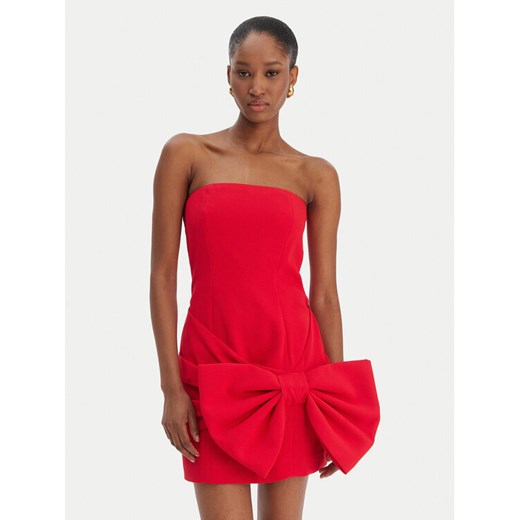 Marella Sukienka koktajlowa Editore 2613221013 Czerwony Slim Fit ze sklepu MODIVO w kategorii Sukienki - zdjęcie 187938260
