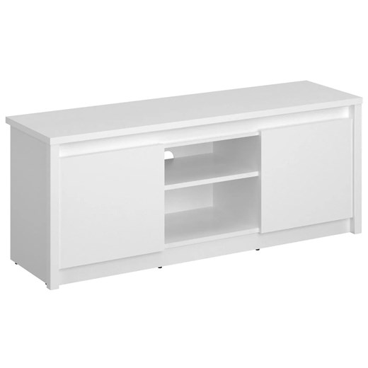 Skandynawska biała szafka RTV L3-K11 ze sklepu Edinos.pl w kategorii Szafki RTV - zdjęcie 187939183